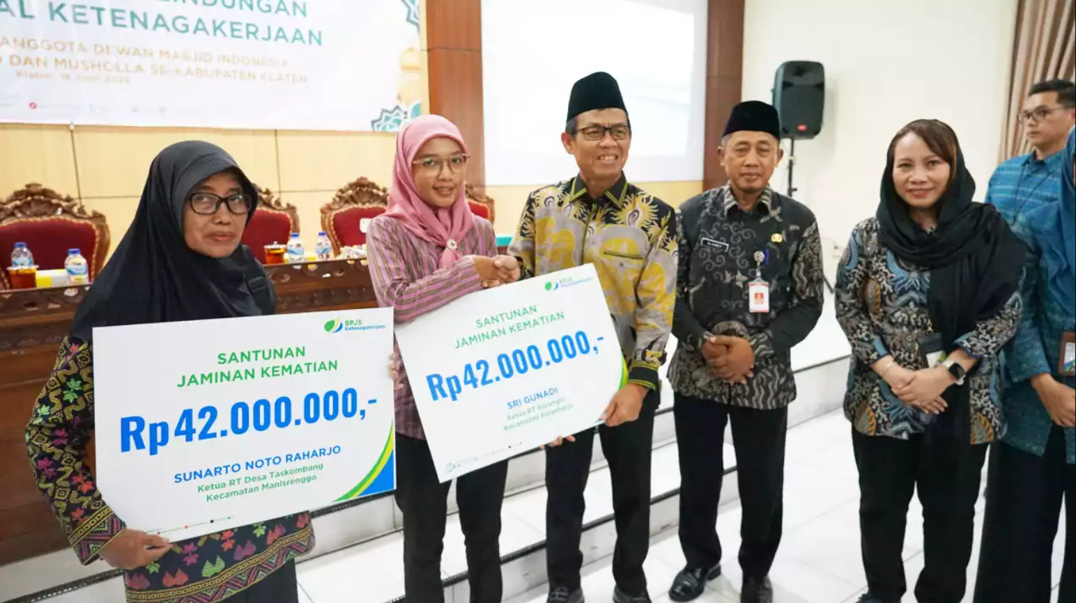 BPJS Ketenagakerjaan Gandeng Dmi Klaten Tingkatkan Literasi Jaminan Sosial Pada Penggiat Masjid